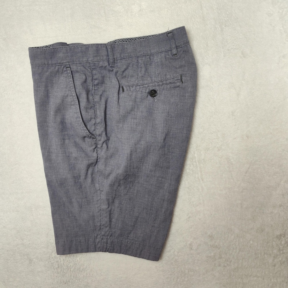 Ted Baker Shorts Mens 34 Gray 9" Beshor Golf Cotton Stretch Pockets Floral Lined